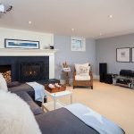 Living Room Interior Design in The Blue Mountains, Ontario